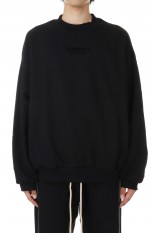 Essentials Crewneck/Jet Black(192BT232040F)