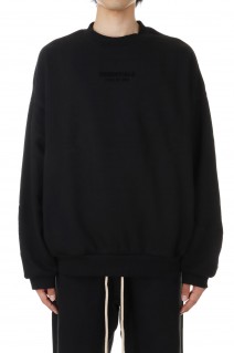 Essentials Crewneck/Jet Black(192BT232040F)