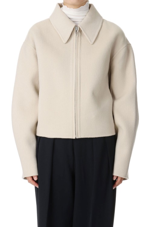 Wool Zip Blouson -NATURAL（12320201） | セレクトショップ