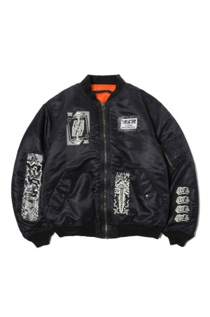 M&M×MASSES MA-1 2ND / BLACK | セレクトショップ｜DeepInsideinc.com