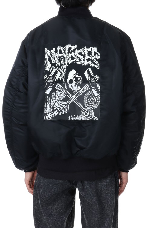 M&M×MASSES MA-1 2ND / BLACK | セレクトショップ｜DeepInsideinc.com