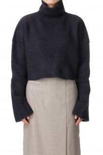 Brashed Short Turtleknit -INDIGO（12320525）