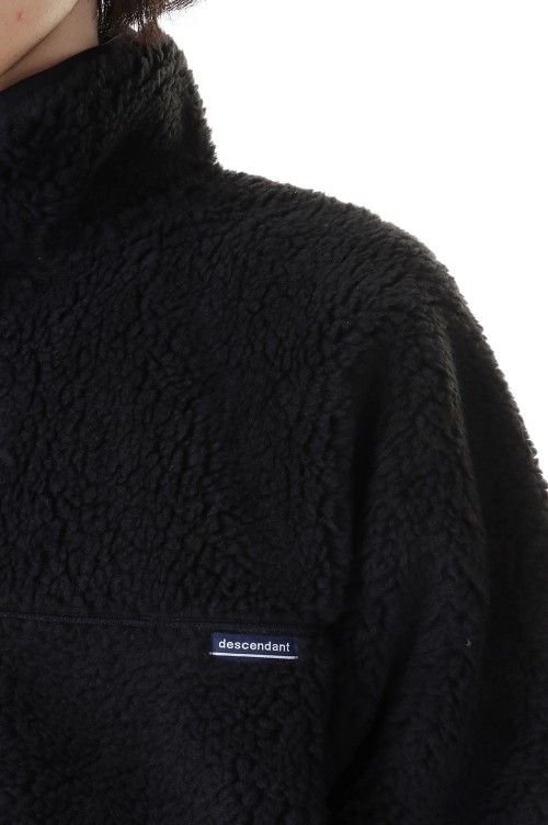 MANCHOT FLEECE JACKET - BLACK (232ATDS-JKM02) | セレクトショップ