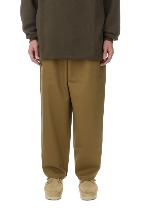 DC-3 ORGANIC COTTON TWILL TROUSERS - KhaKee (232BRDS-PTM01