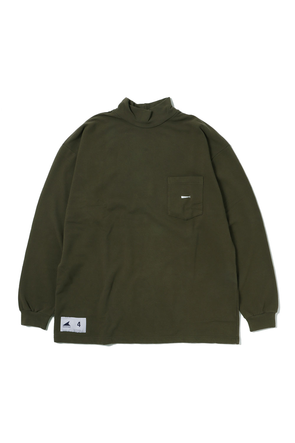 TORTOISE MOCK NECK LS - BROWN (232ATDS-CSM14) | セレクトショップ