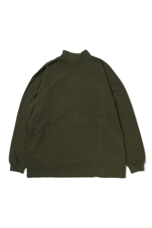 TORTOISE MOCK NECK LS - BROWN (232ATDS-CSM14) | セレクトショップ 