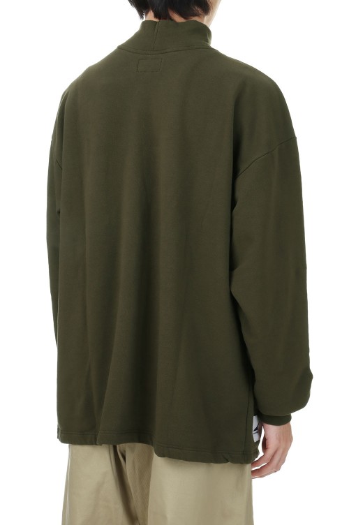 TORTOISE MOCK NECK LS - BROWN (232ATDS-CSM14) | セレクトショップ