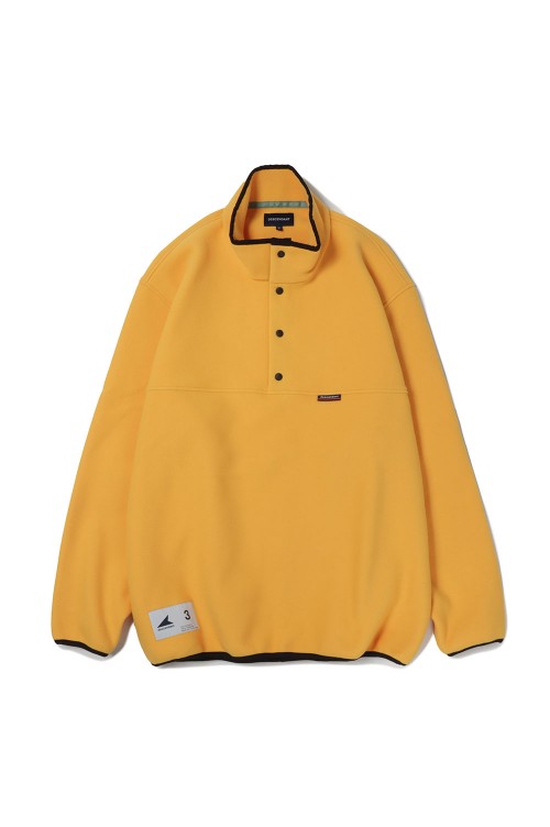 HUMMING FLEECE PULLOVER - YELLOW (232ATDS-CSM36) | セレクト