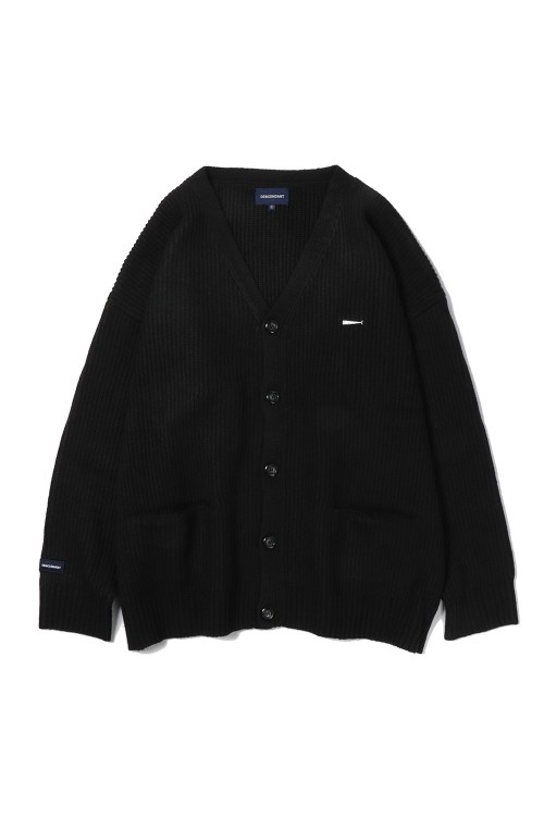 NURSE KNIT CARDIGAN - BLACK (232MADS-KNM01) | セレクトショップ