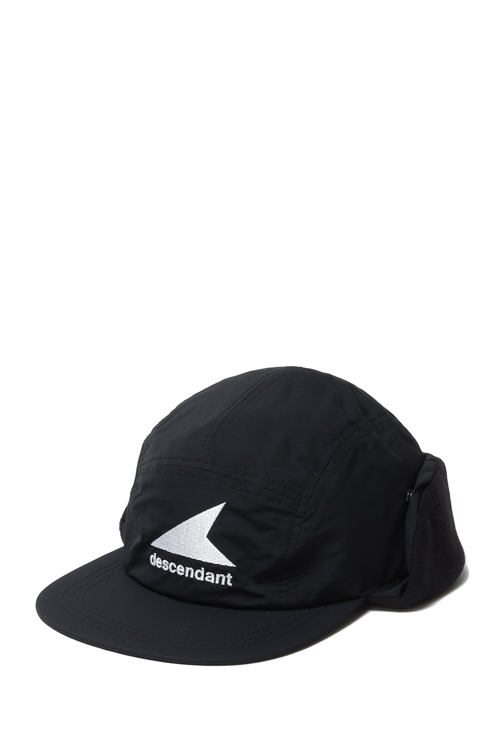 ブラック黒DESCENDANT CETUS 5PANEL ディセンダント キャップ 黒