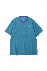 S/S Multi Border Tee - OPTIC VIOLET / GEYSER AQUA (NT32455)