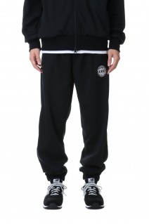 EMBROIDERED LOGO SWITCHING TRACK  PANTS / BLACK (CCC-233P002)