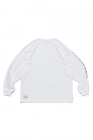 OBJ 03 / LS / COTTON. FORTLESS / WHITE (232ATDT-CSM12) | セレクト