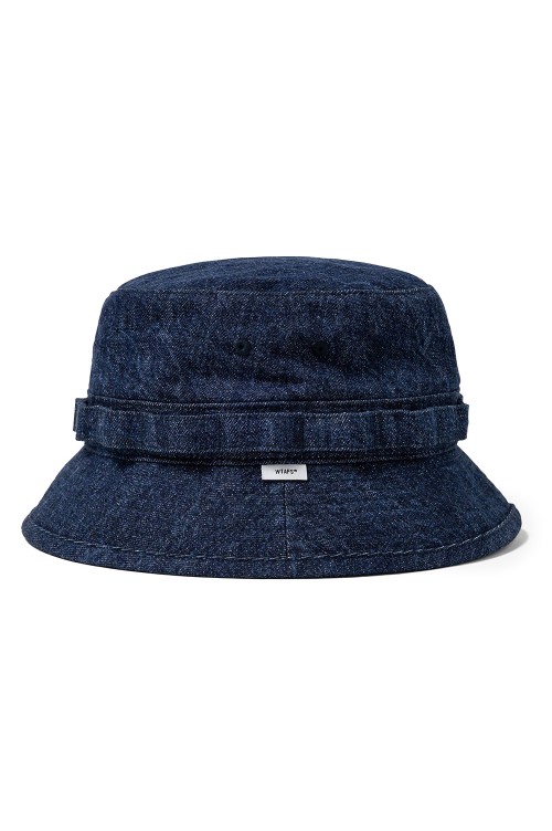 JUNGLE 03 / HAT / COTTON. DENIM. PROTECT / INDIGO