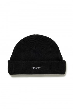 BEANIE 04 / BEANIE / ACRYLIC. SIGN / BLACK (232MADT-HT04