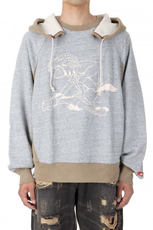 NEWCOMMUNE 2 way Hoodie /GRAY(13411015) | セレクトショップ