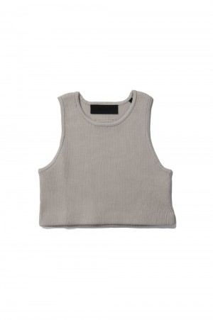 Essentials Sport Tank-Silver Cloud(192BT235342FW)
