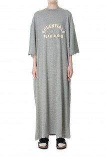 3/4 Sleeve Dress -DARK HEATHER OATMEAL(125SP245503FW)