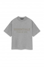 Crewneck T-shirt -DARK HEATHER OATMEAL(785SP241353K)