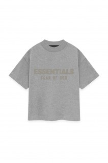 Crewneck T-shirt -DARK HEATHER OATMEAL(785SP241353K)