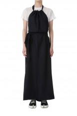 TROPE APRON DRESS-BLACK(DRTAP-WS-SP24)