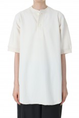 W's TECH THERMAL HENLEY S/S-WHITE(BE-39024L)