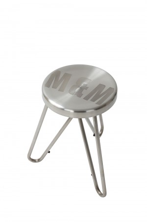 Circle Stool - Stainless / M&M