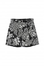 Floral Embroidered Patch Shorts(24-03288M)