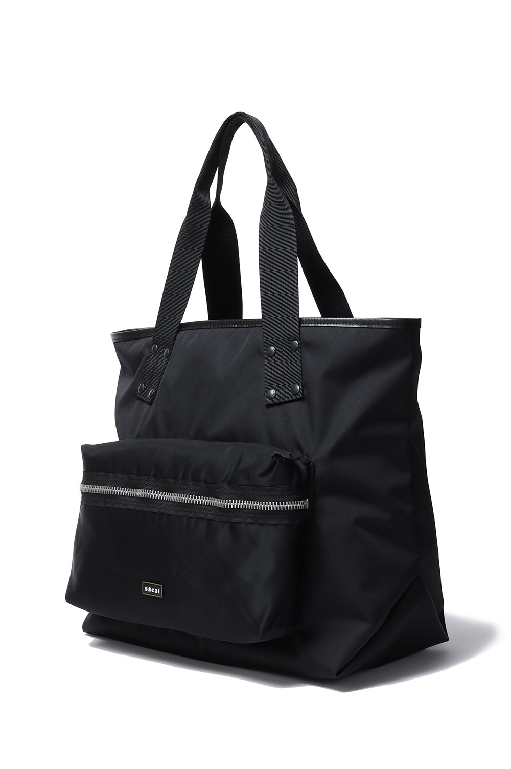 新品 sacai ブラック Coal Tote Bag Medium バッグ | www ...