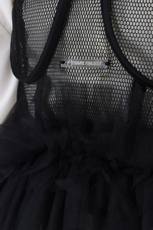 Mesh Frill Tulle Bustier -BLACK(31232315602) | セレクトショップ