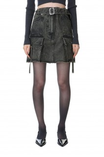 Mini Cargo Skirt -KHAKI(31232515202)