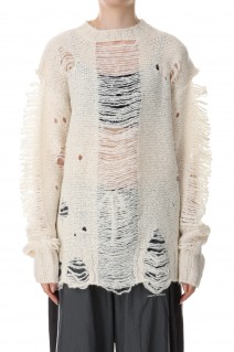 Slash Slit knit -WHITE(31232365402)