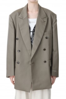 Multi Fabric Double Over Jacket -KHAKI(31232115103)