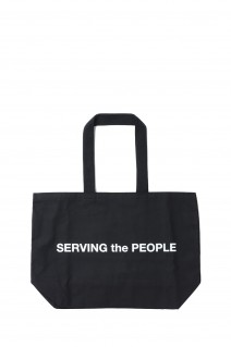 SERVING the PEOELE CANVAS TOTE / BLACK