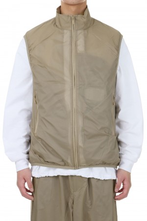TECH REVERSIBLE WIND SHIELD VEST - BEIGE (BJ-23024)