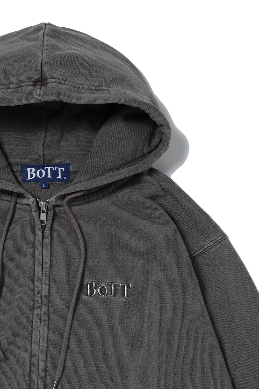 即完売】BoTT Pigment Dyed Zip Hoodie BLACK | fitwellbathfitting.com