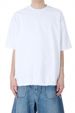 TECH DRAWSTRING S/S TEE - WHITE (BE-41024)