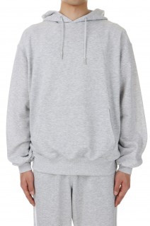 TECH SWEAT HOODIE - ASH (BE-52024)