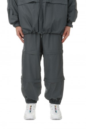 TECH DETACHABLE WINDBREAKER PANTS  - CHARCOAL (BP-50024)