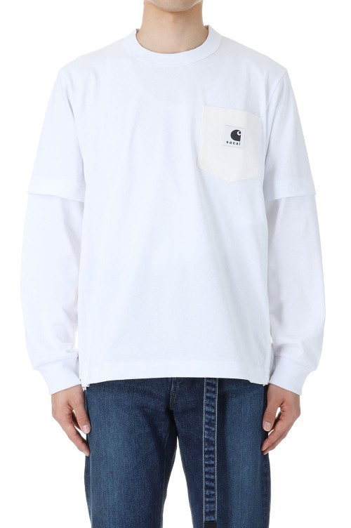 Carhartt WIP L/S T-Shirt(24-0726S)-WHITE 101- | セレクトショップ