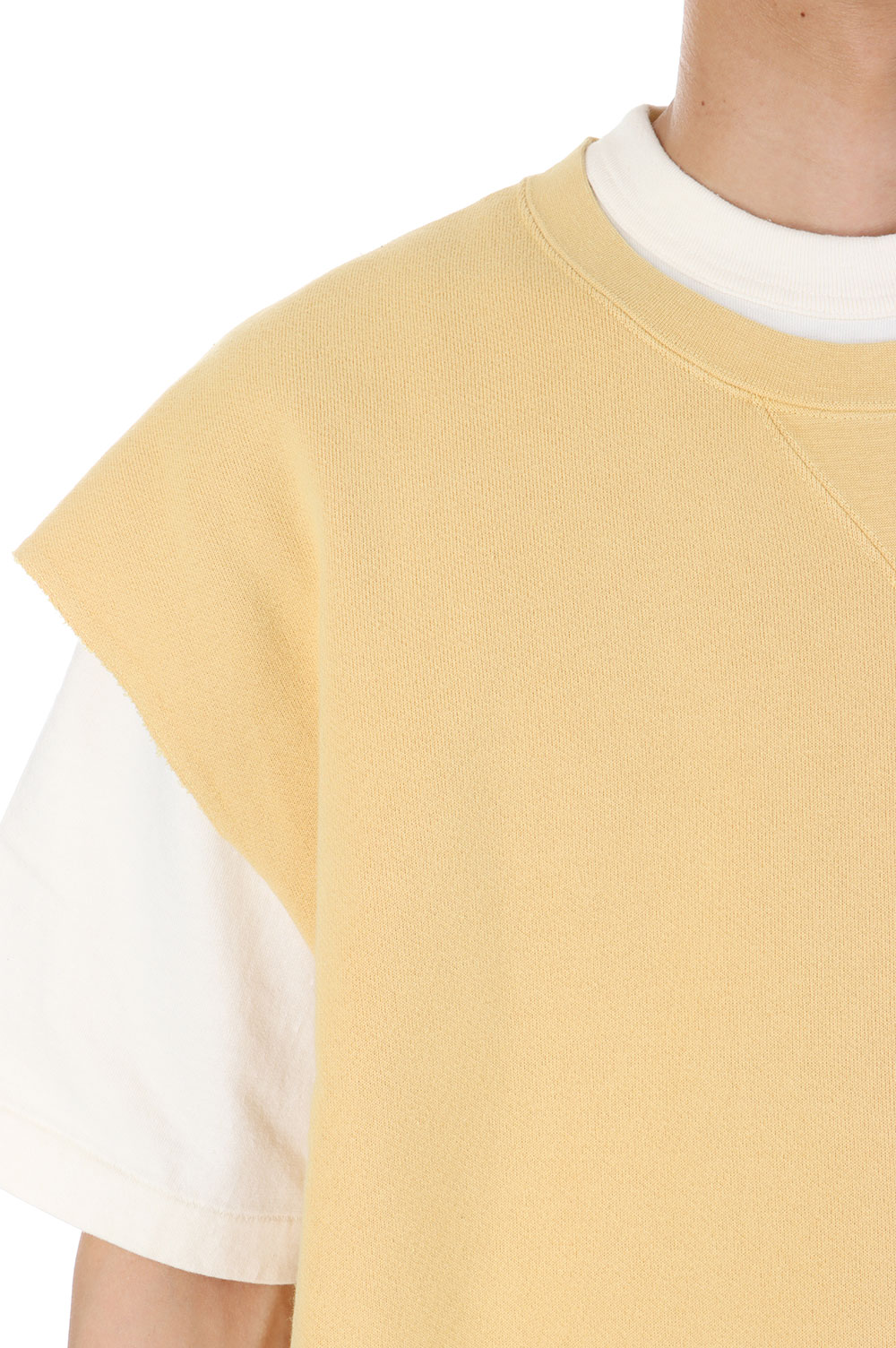 MONDO SWEAT S/L DMGD (U.D.)-MUSTARD- | セレクトショップ｜DeepInsideinc.com Store