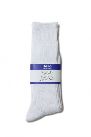 BAGGY SOX-White（22SMSIT01）