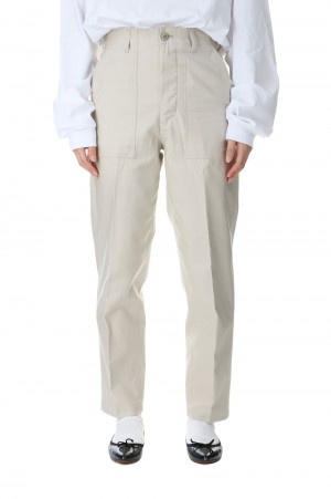BAKER PANTS -ECRU（15AMSPA18  ）