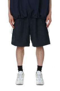LINEN 2 TUCK SHORTS(24SS_03_16PT02T02-5)-NAVY-