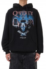 ANDROID PRINT HOODIE(24SS28CS309)-BLACK-