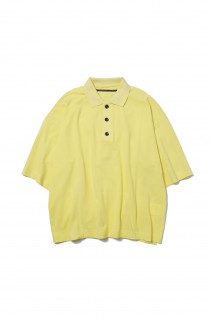 SEED STITCH POLO SS (WM11-PL241111) -YELLOW-