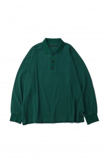 SEED STITCH POLO LS (WM11-PL241112) -GREEN-