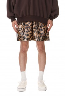 SUMMER FUR SHORT PANTS(24SS13PT270)-LEOPARD-