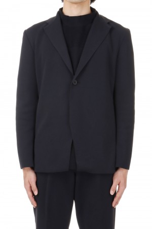 MILAN RIB TAILORED JACKET / BLACK