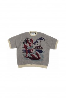 Swimming Girl  Pullover Knit / Ivory (24SSK-4)